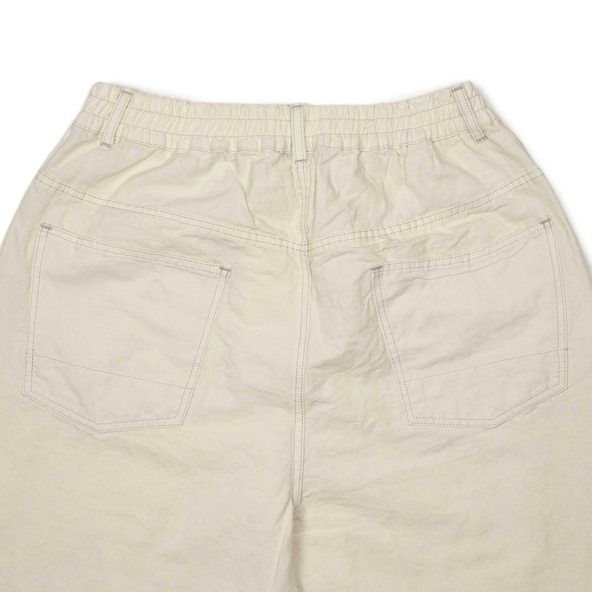 5-pocket pants in off-white 9oz cotton/linen denim