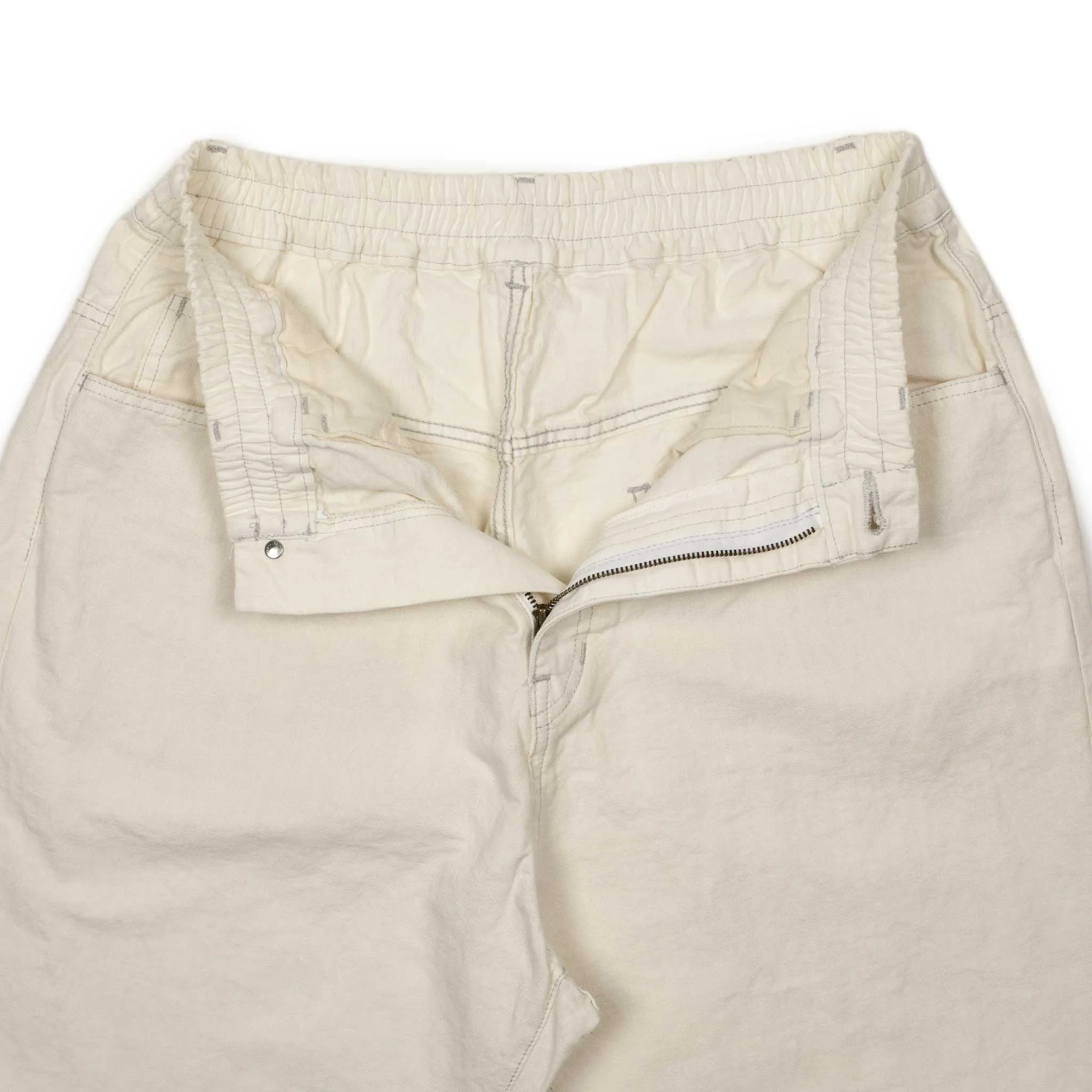 5-pocket pants in off-white 9oz cotton/linen denim