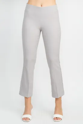 Adrianna Papell Mid Waist Pull On Solid Straight Pants