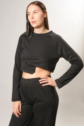 ASYMMETRICAL CROP TOP
