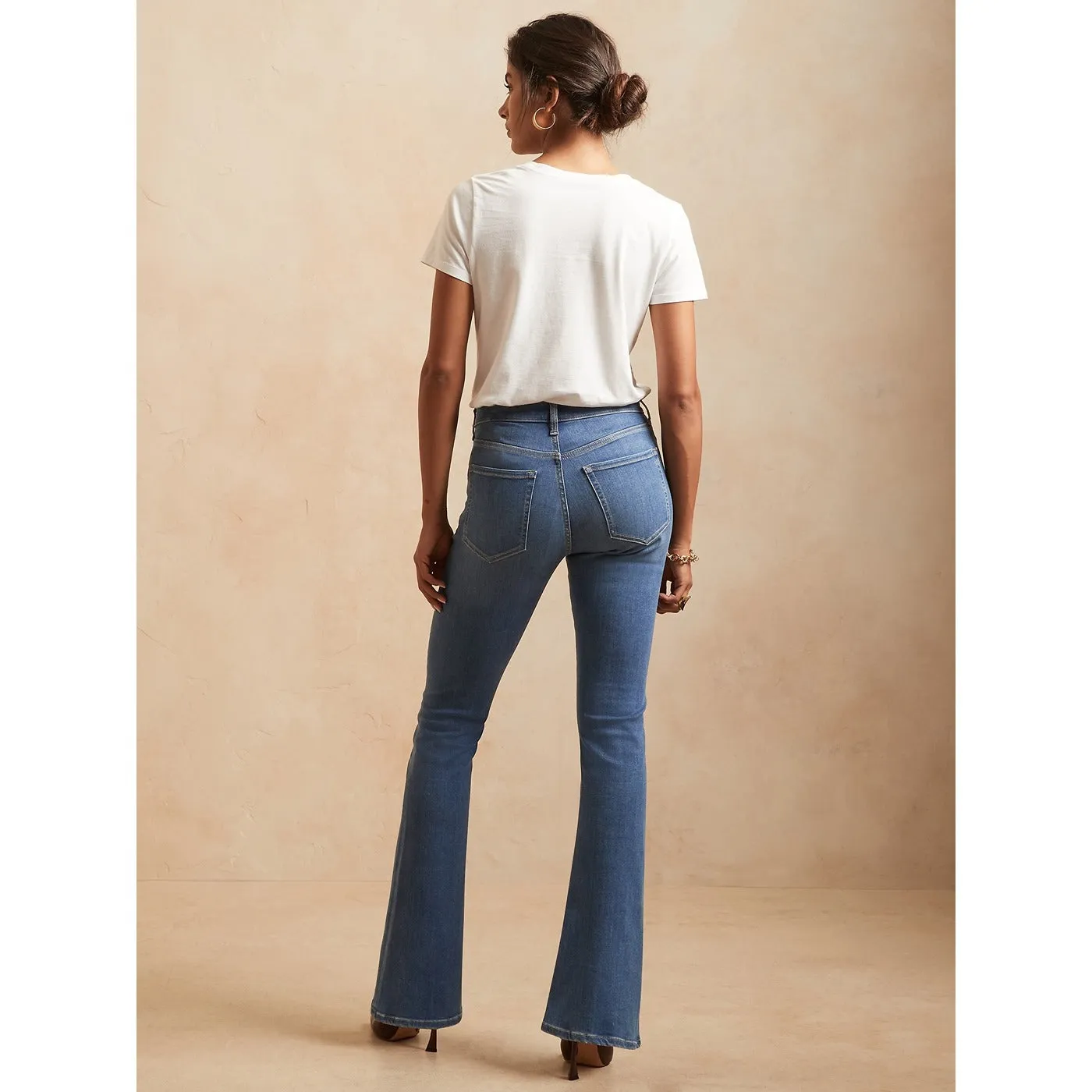 BR High Rise Flare Jeans