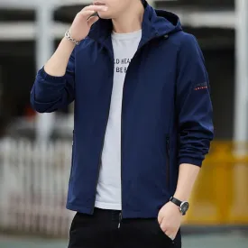 Casual Slim-Fit Windbreaker