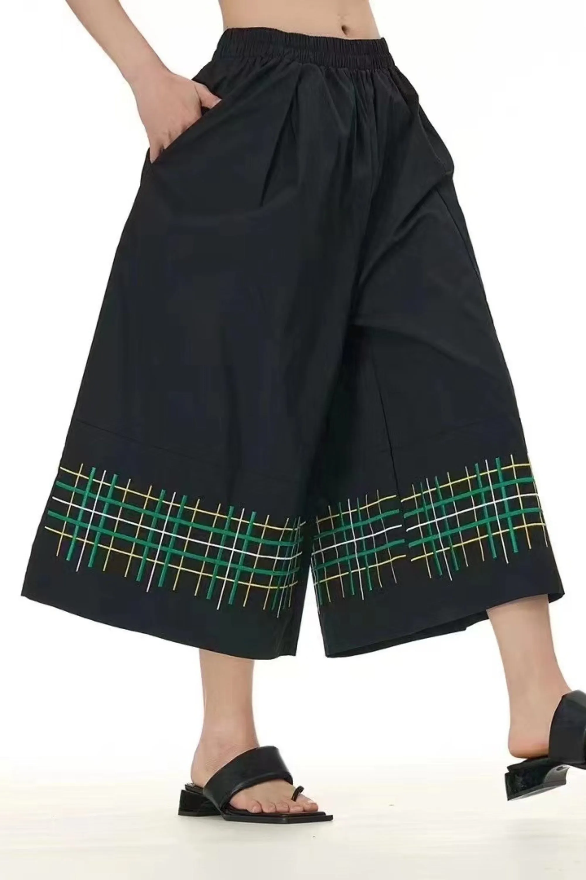 Checked Lines Cotton Coord Set
