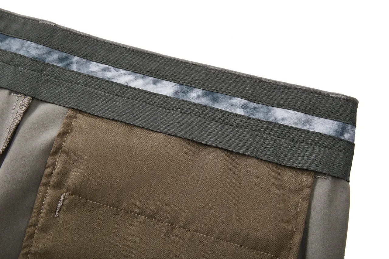 Compact Multi-Way Stretch Casual Pants in Slim Tapered Fit