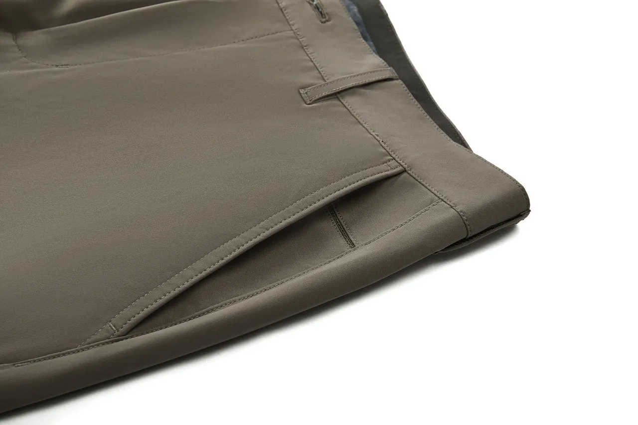 Compact Multi-Way Stretch Casual Pants in Slim Tapered Fit