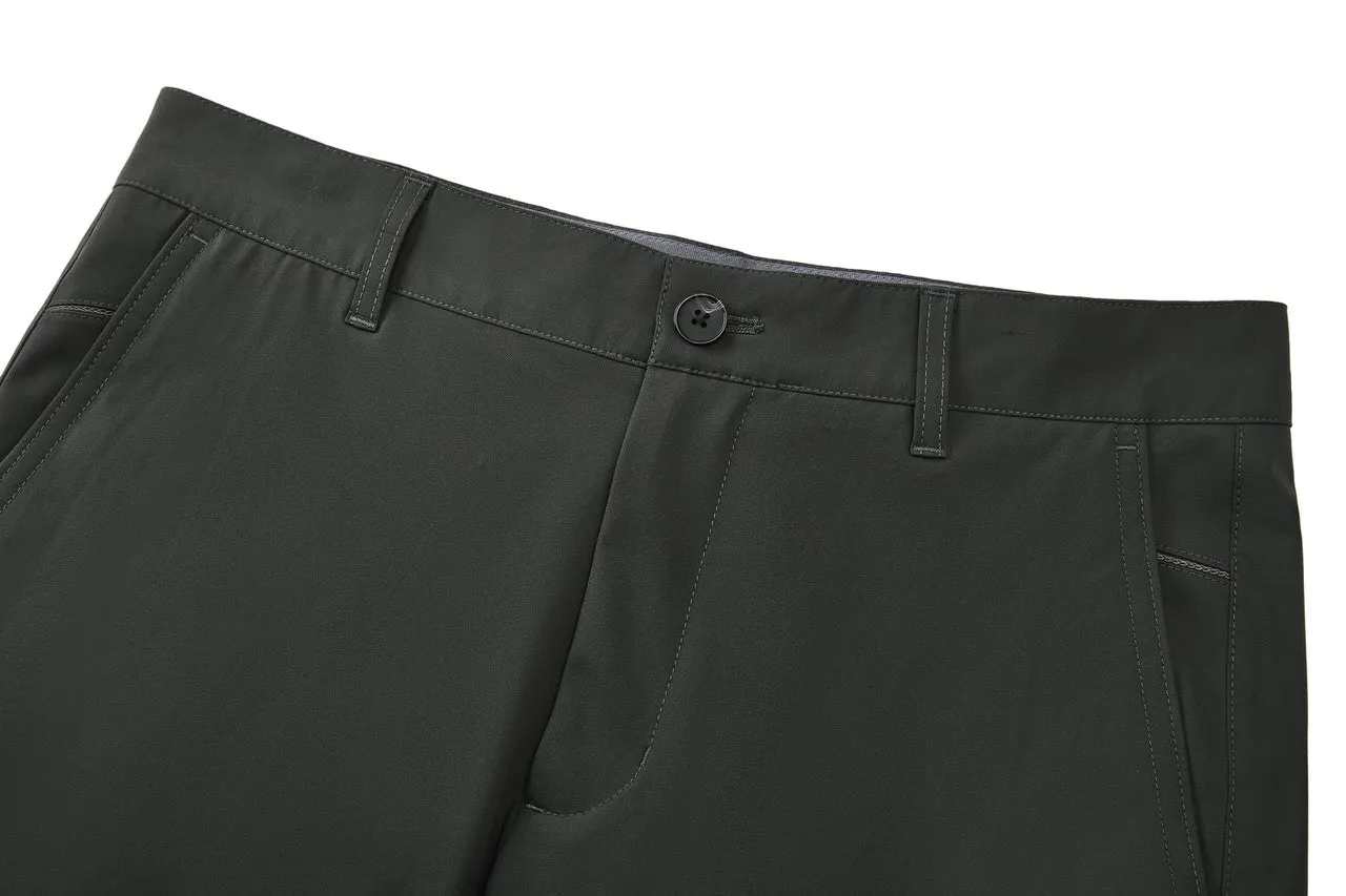 Compact Multi-Way Stretch Casual Pants in Slim Tapered Fit