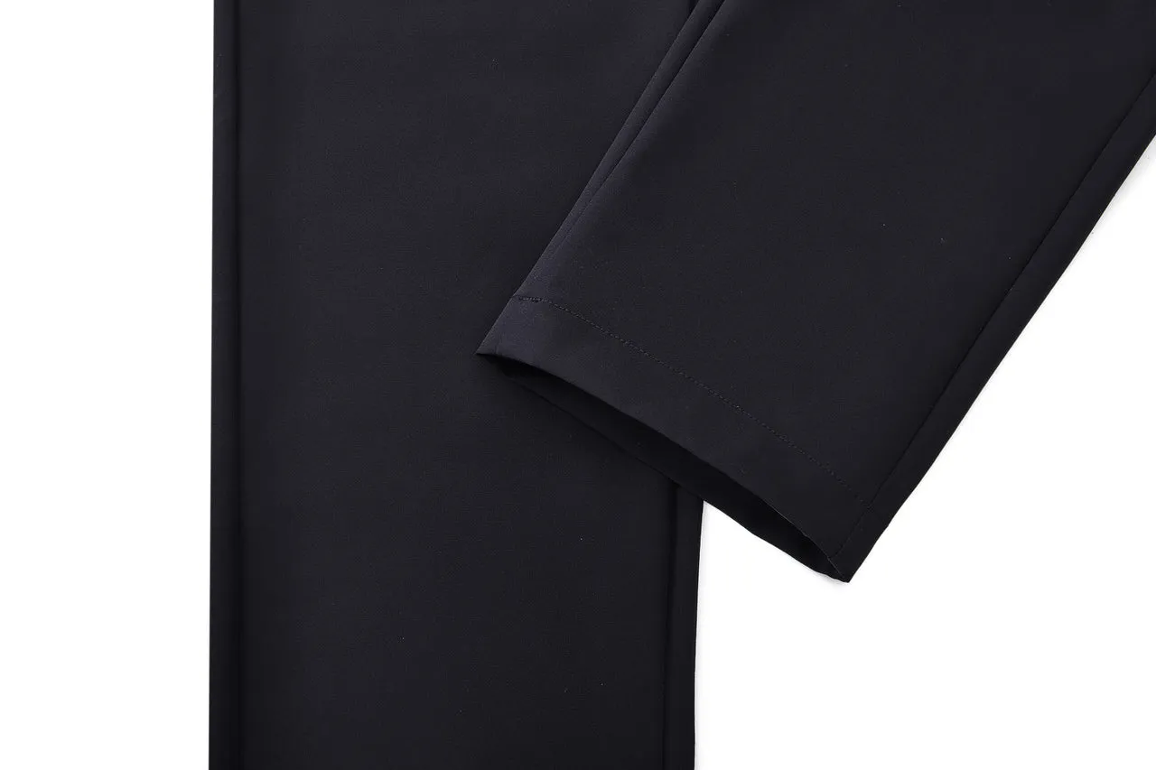 Compact Multi-Way Stretch Casual Pants in Slim Tapered Fit