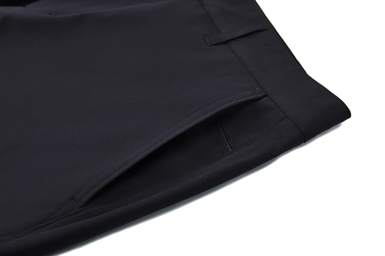 Compact Multi-Way Stretch Casual Pants in Slim Tapered Fit