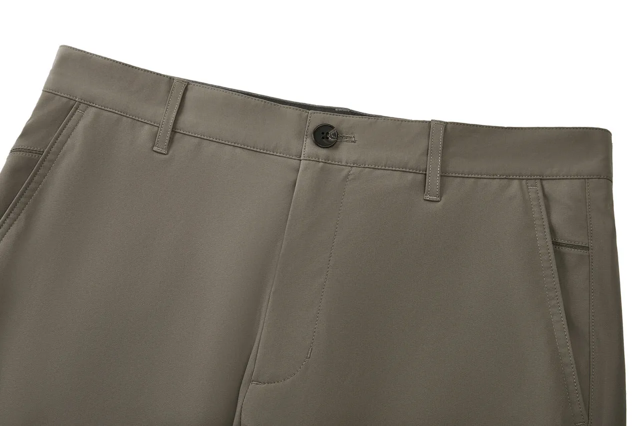 Compact Multi-Way Stretch Casual Pants in Slim Tapered Fit