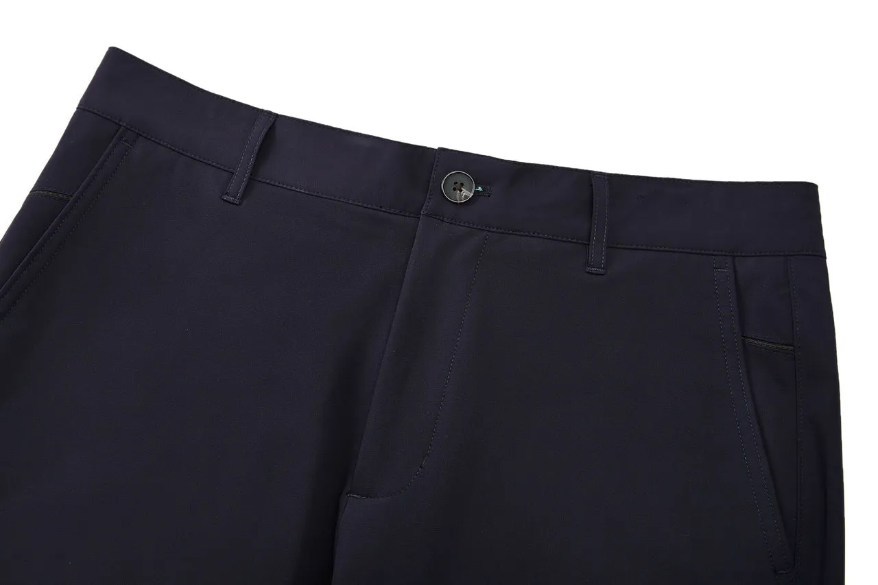 Compact Multi-Way Stretch Casual Pants in Slim Tapered Fit