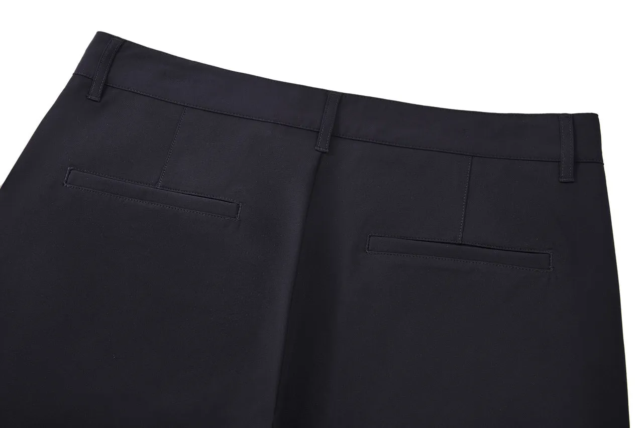 Compact Multi-Way Stretch Casual Pants in Slim Tapered Fit