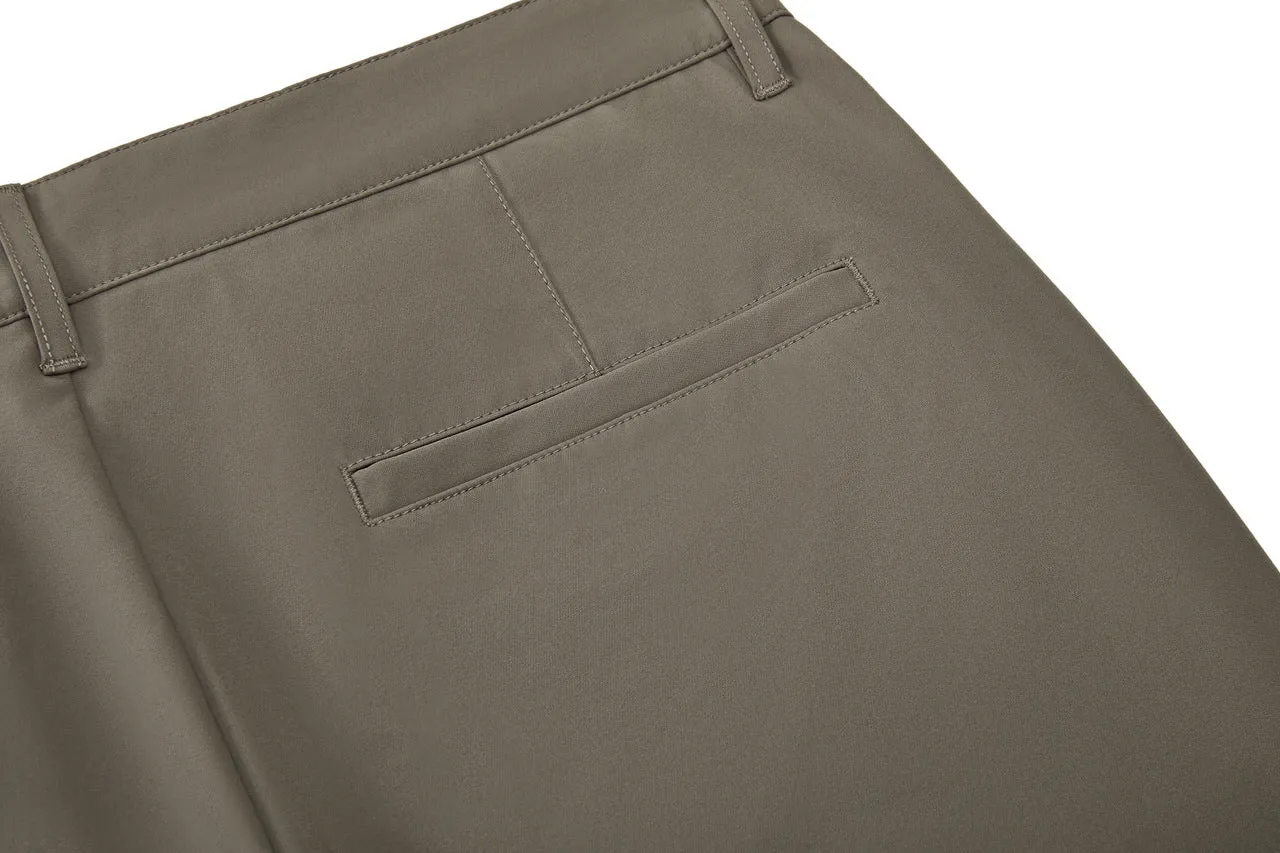 Compact Multi-Way Stretch Casual Pants in Slim Tapered Fit