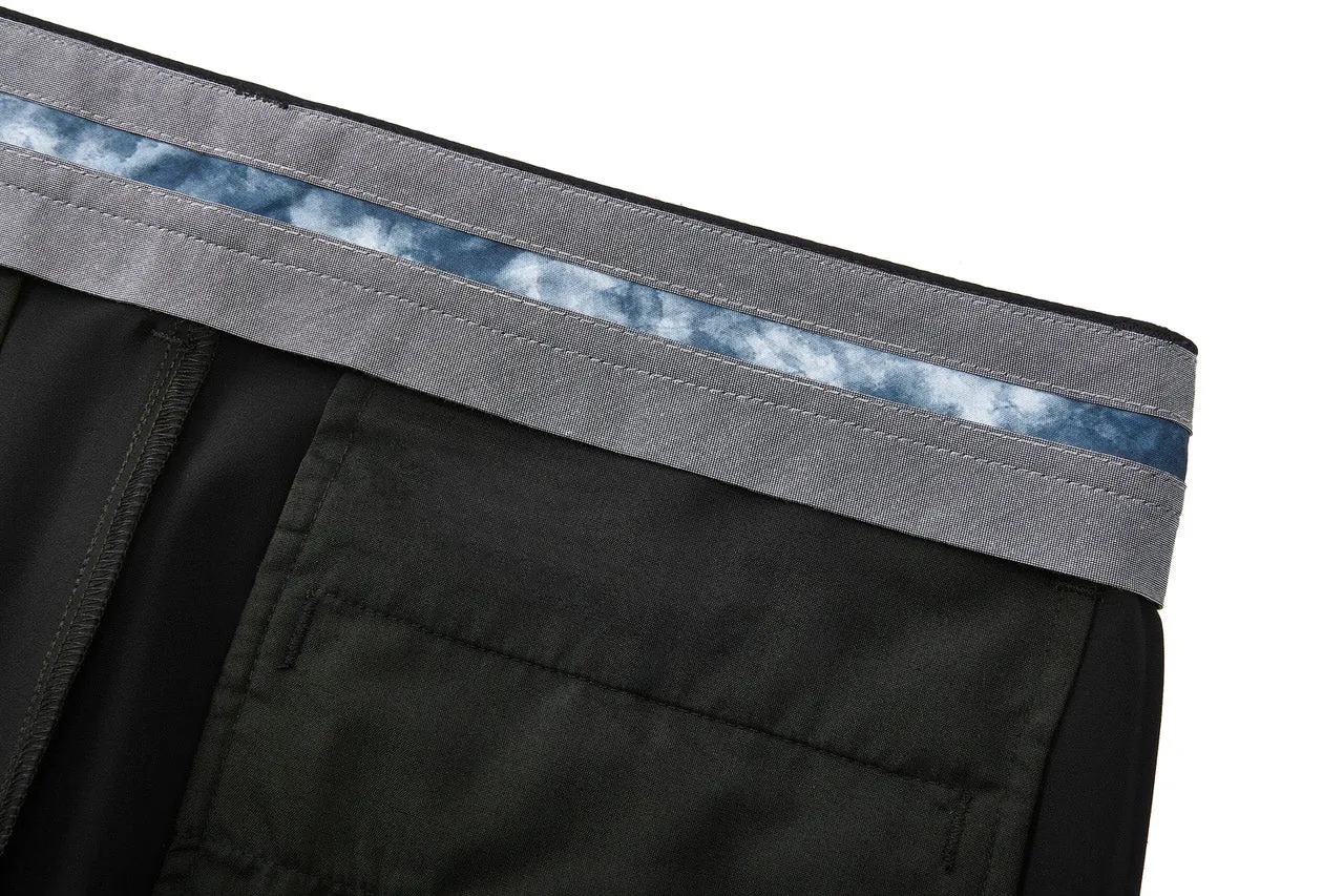 Compact Multi-Way Stretch Casual Pants in Slim Tapered Fit