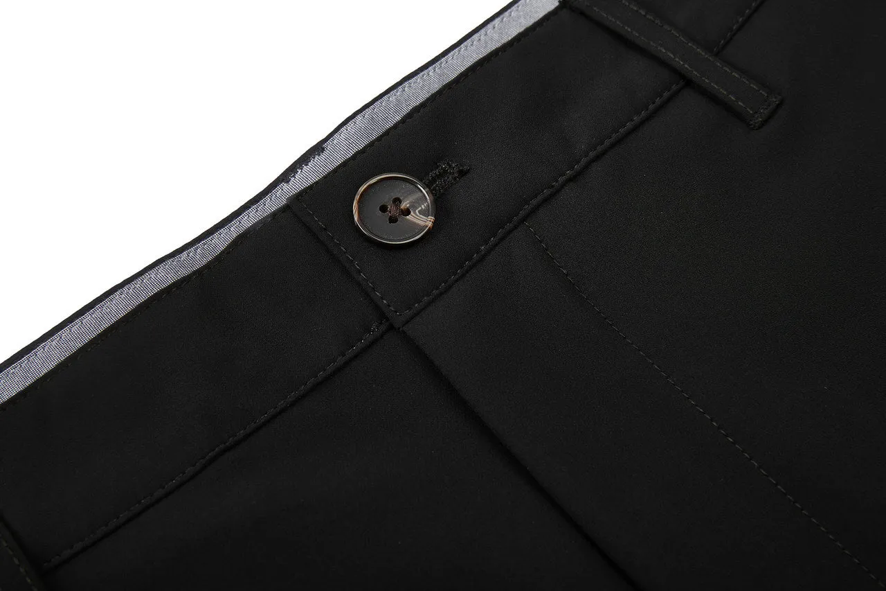 Compact Multi-Way Stretch Casual Pants in Slim Tapered Fit