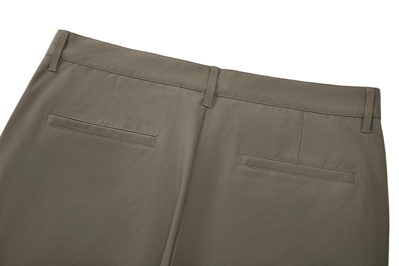 Compact Multi-Way Stretch Casual Pants in Slim Tapered Fit