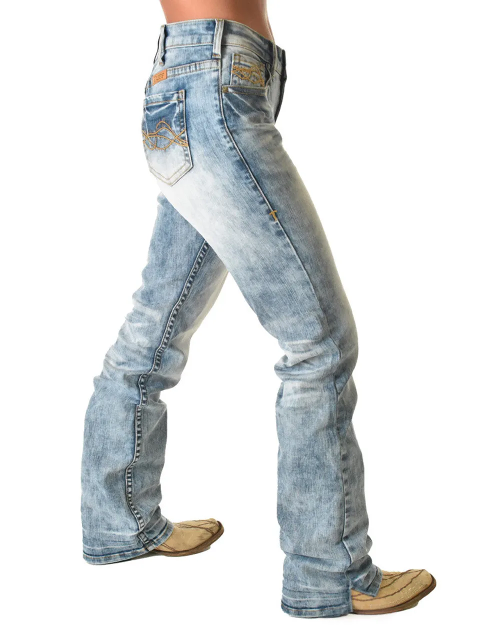 Cowgirl Tuff Shake It Off Mid Rise Bootcut Jean - Shake It Off