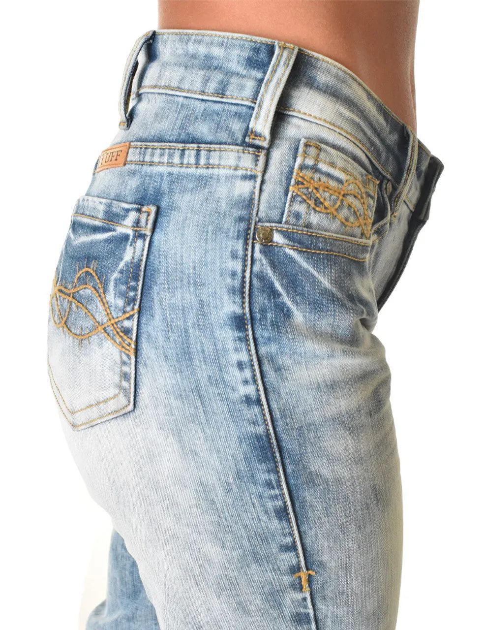 Cowgirl Tuff Shake It Off Mid Rise Bootcut Jean - Shake It Off