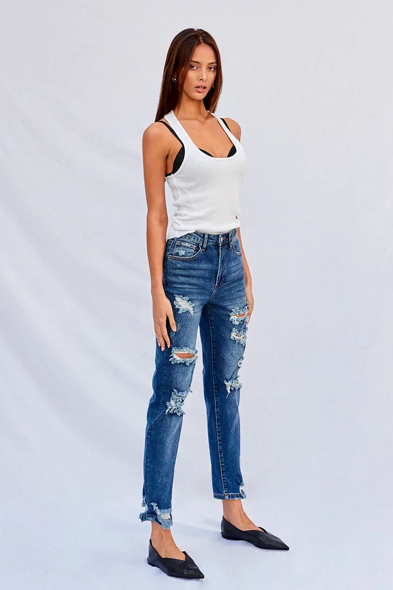 Harper Own High Waist Boyfriend Jeans