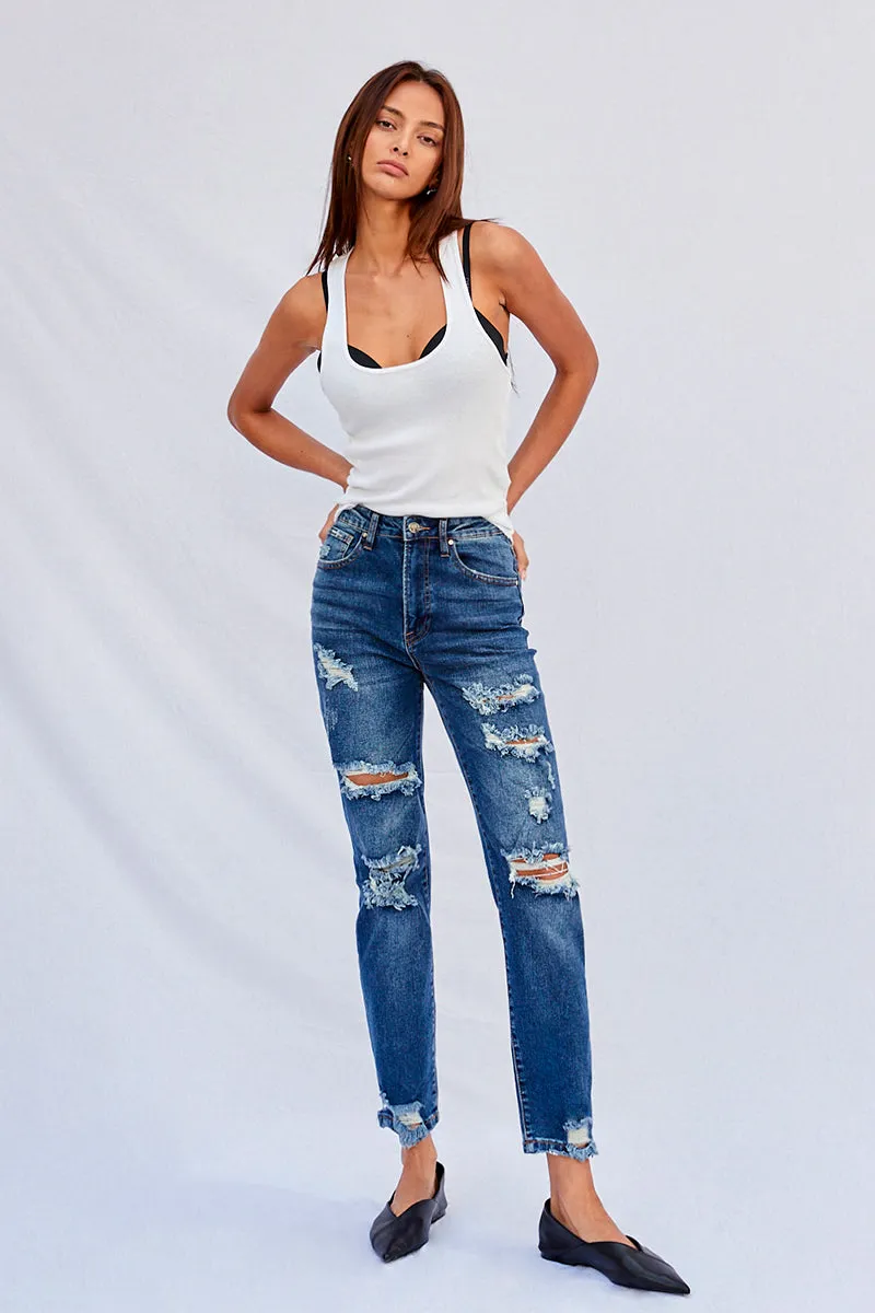Harper Own High Waist Boyfriend Jeans