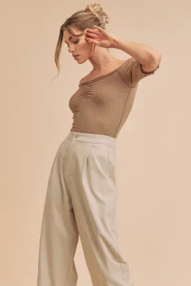 High Waist Wide Leg Pants