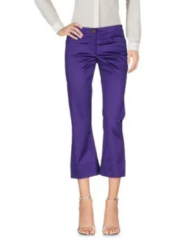 Just Cavalli Women 3/4-length trousers Purple 8 UK