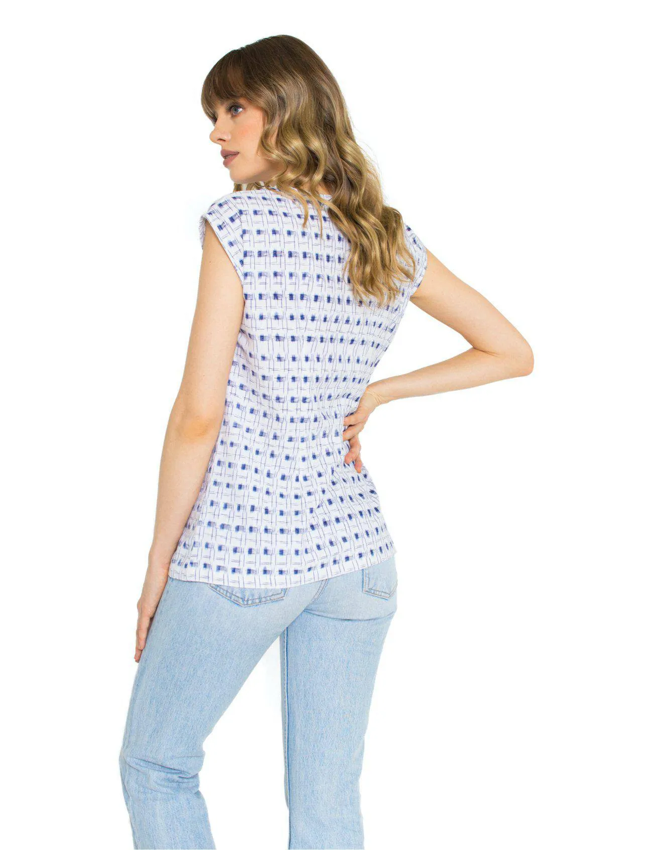 Kiyo Button Top