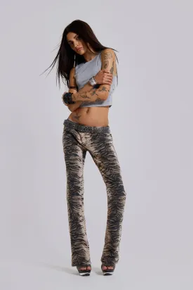 Leona Tiger Bootcut Jeans