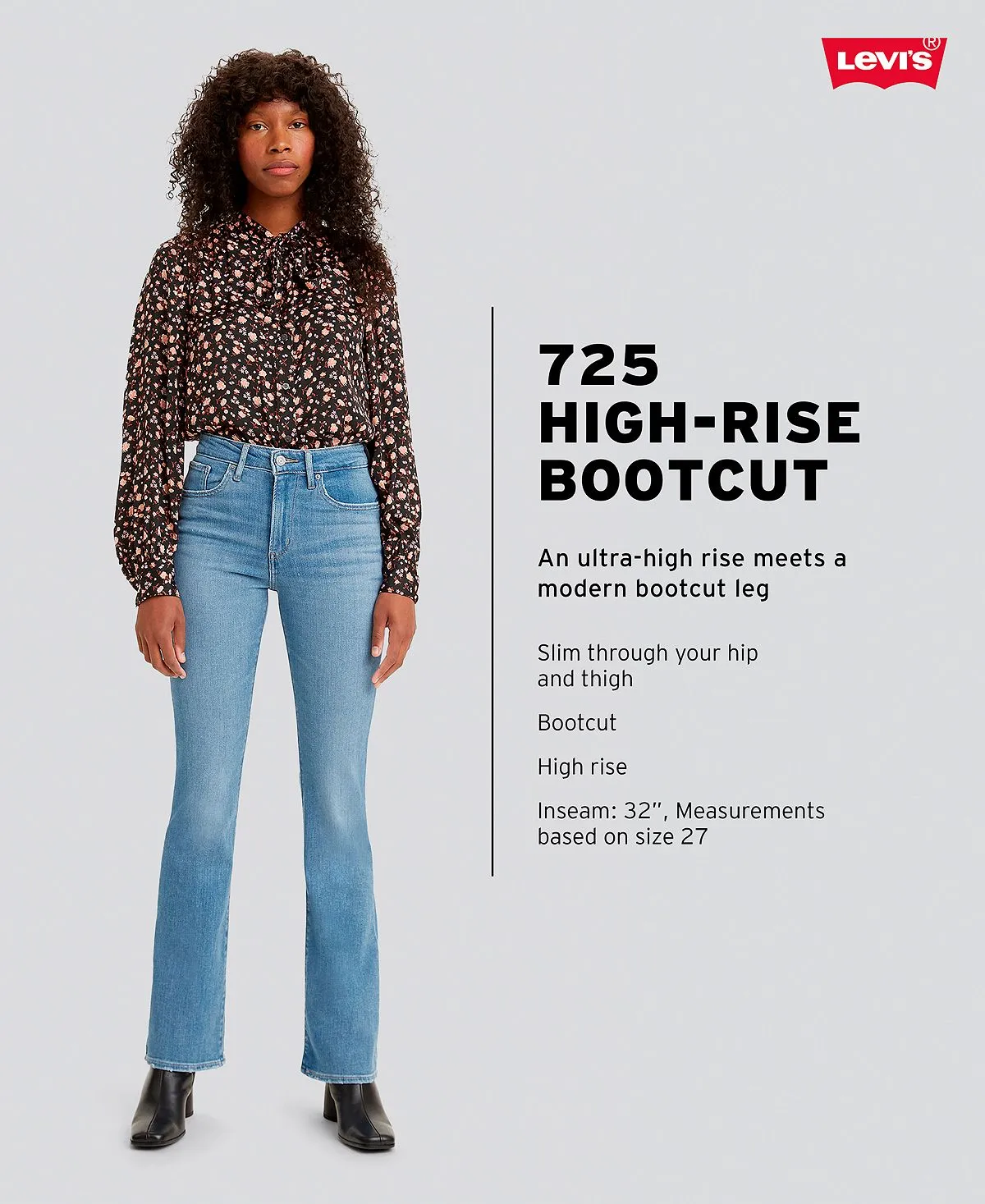 Levi's Classic Stretch Bootcut 725 High Waist Jeans
