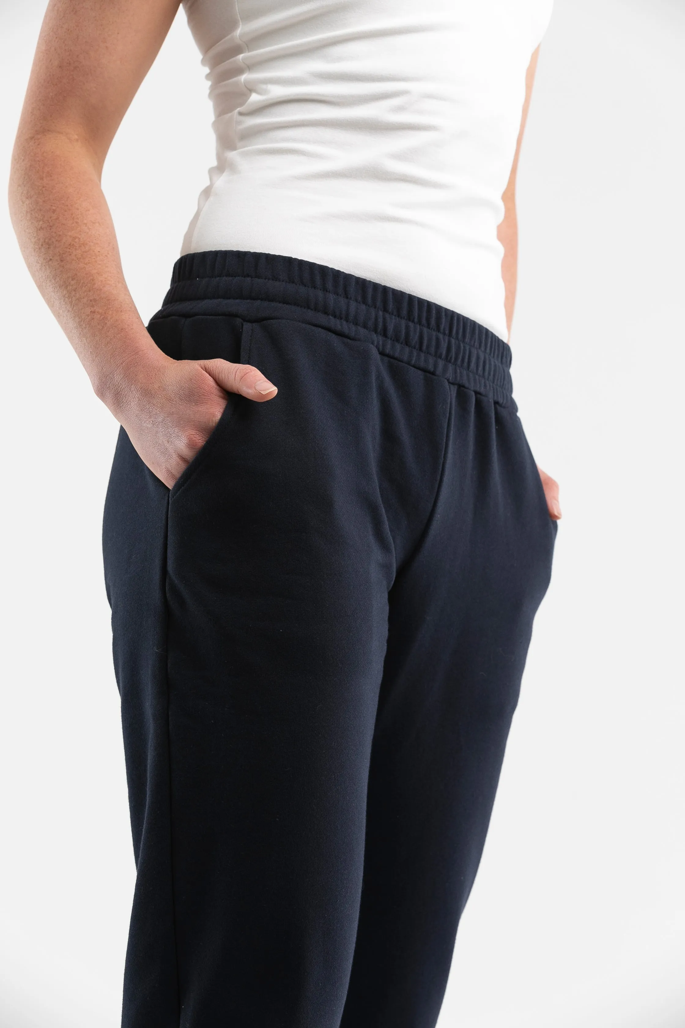 Luna Open Leg Pants Navy