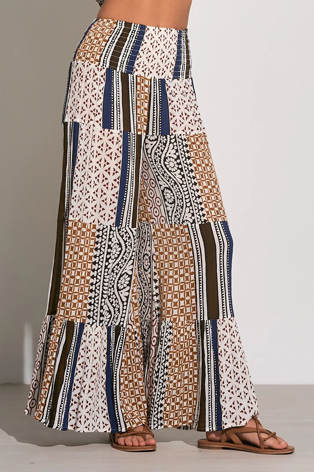 Marrakesh Pattern Wide Leg Pants