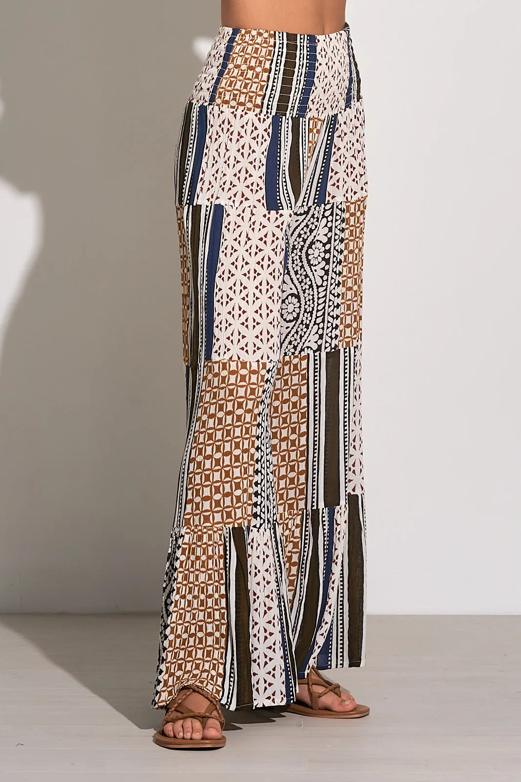 Marrakesh Pattern Wide Leg Pants