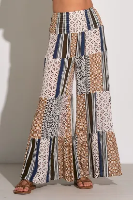 Marrakesh Pattern Wide Leg Pants