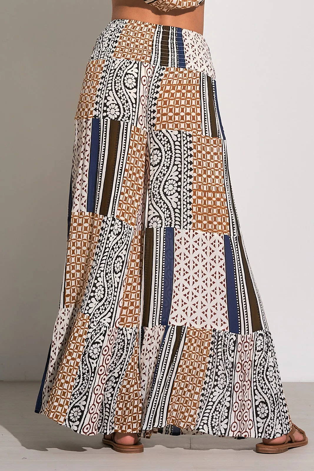 Marrakesh Pattern Wide Leg Pants