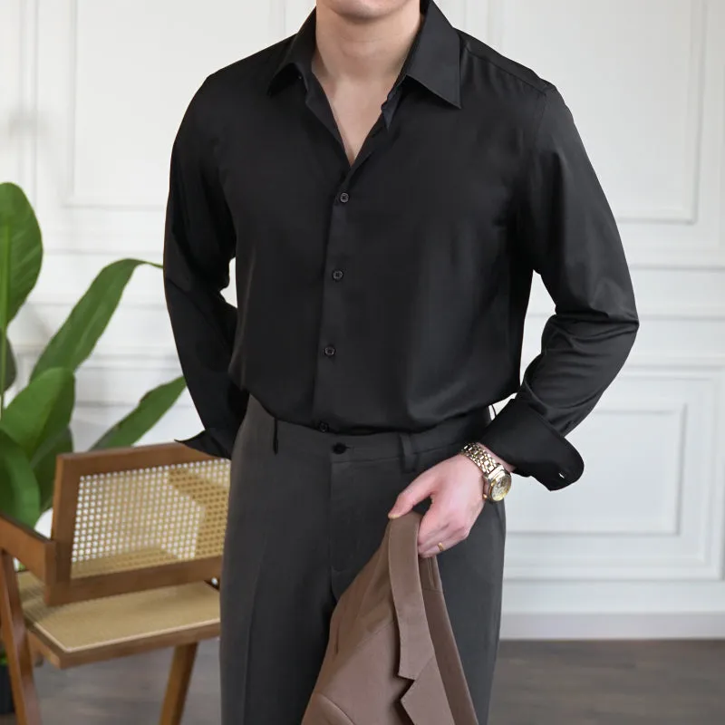 Men's Casual Slim Fit Business Formal Shirt