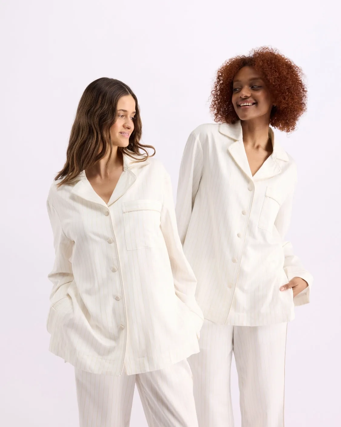 Milkshake Stripes Sleepwear Set - Long