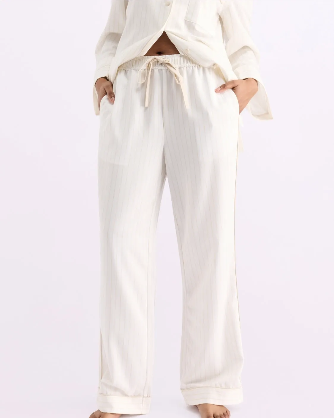 Milkshake Stripes Sleepwear Set - Long