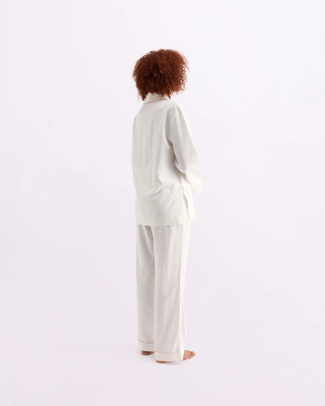 Milkshake Stripes Sleepwear Set - Long
