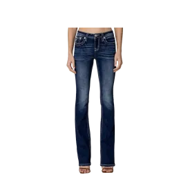 Miss Me Women's Tribal Dreams Bootcut Medium Wash Jeans