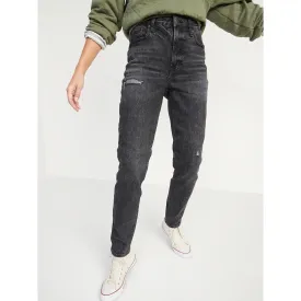 ON Mom Straight Ripped Jeans