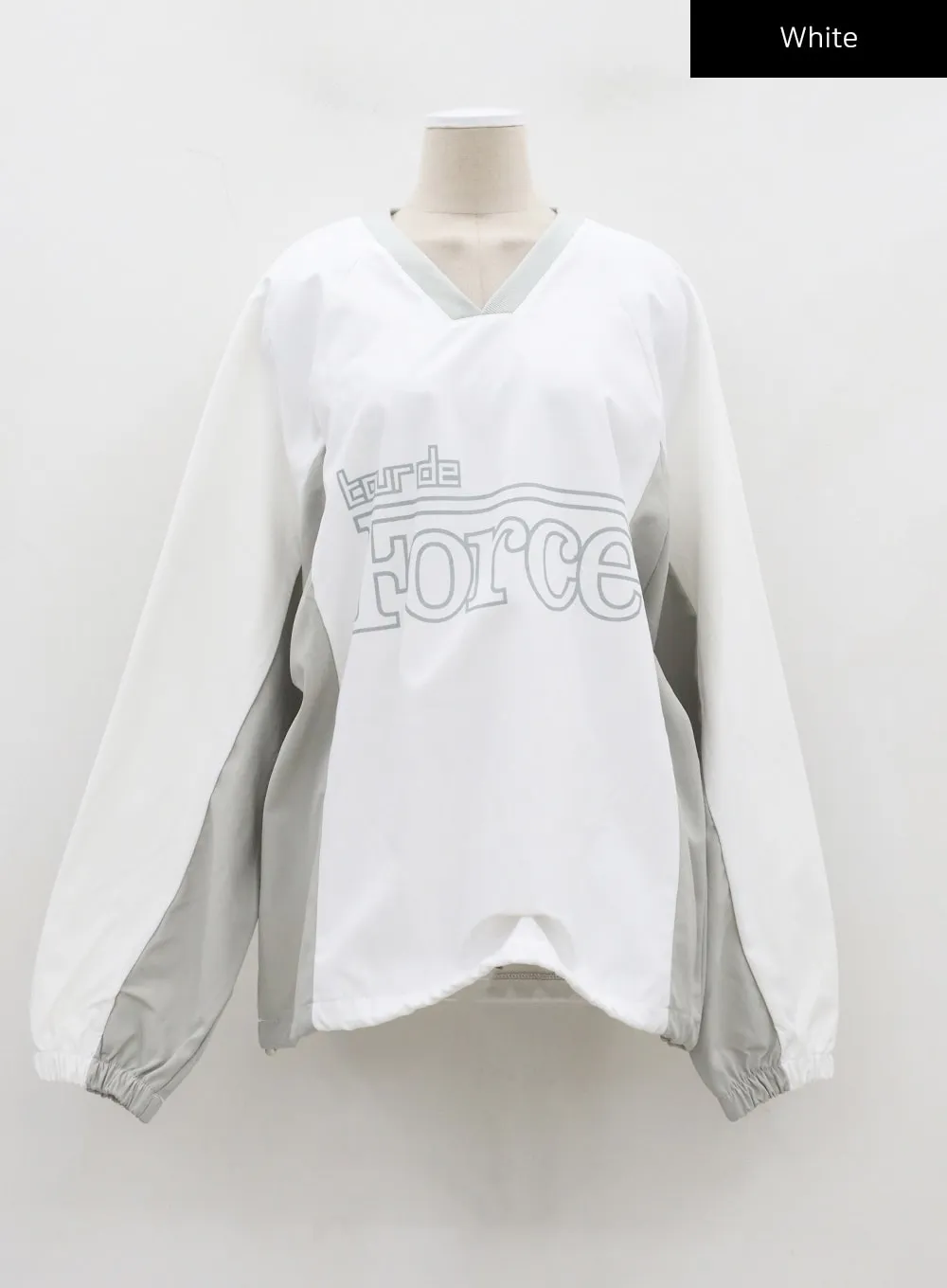 Oversized Drawstring Graphic Tee Unisex CJ313