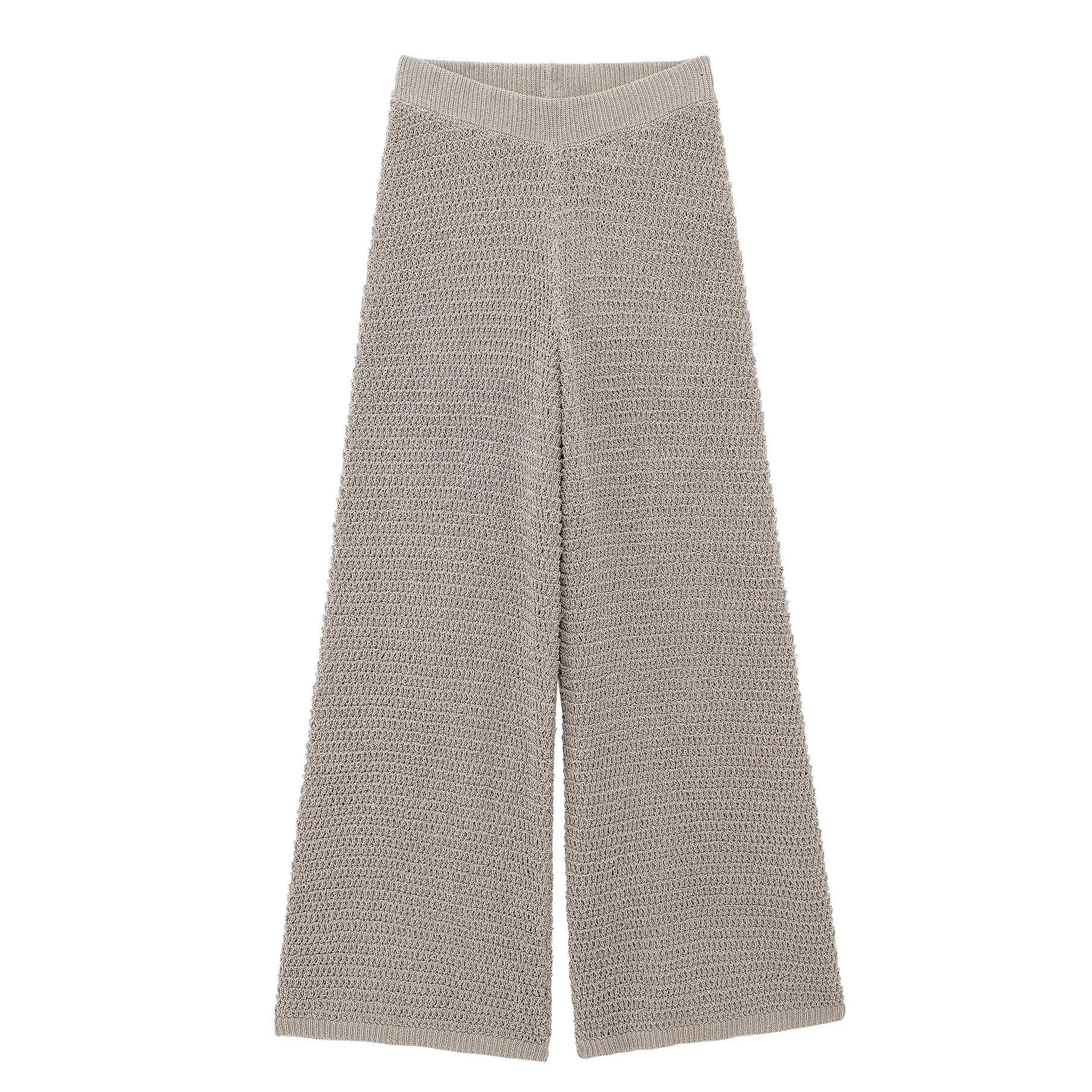 Pre Order:  Knitted Loose Polo Shirt   Pants Set