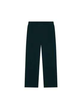 Recycled Wool Jersey Loose Leg Track Pants—foliage green