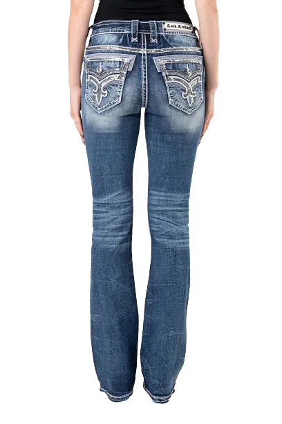 Rock Revival Women's Violet Ice Boot Cut Jean