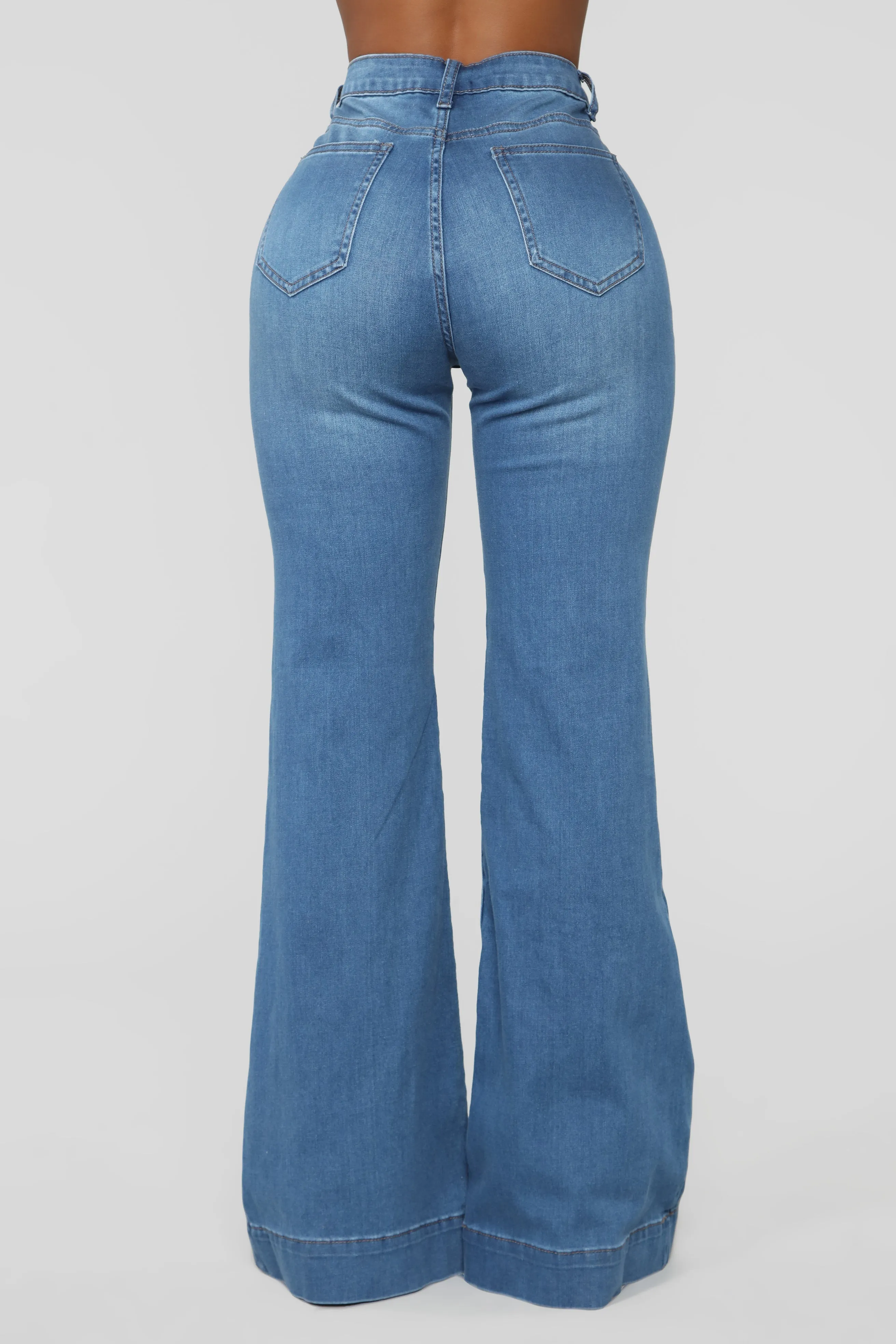 Skyscraper Denim Jeans - Medium Blue Wash