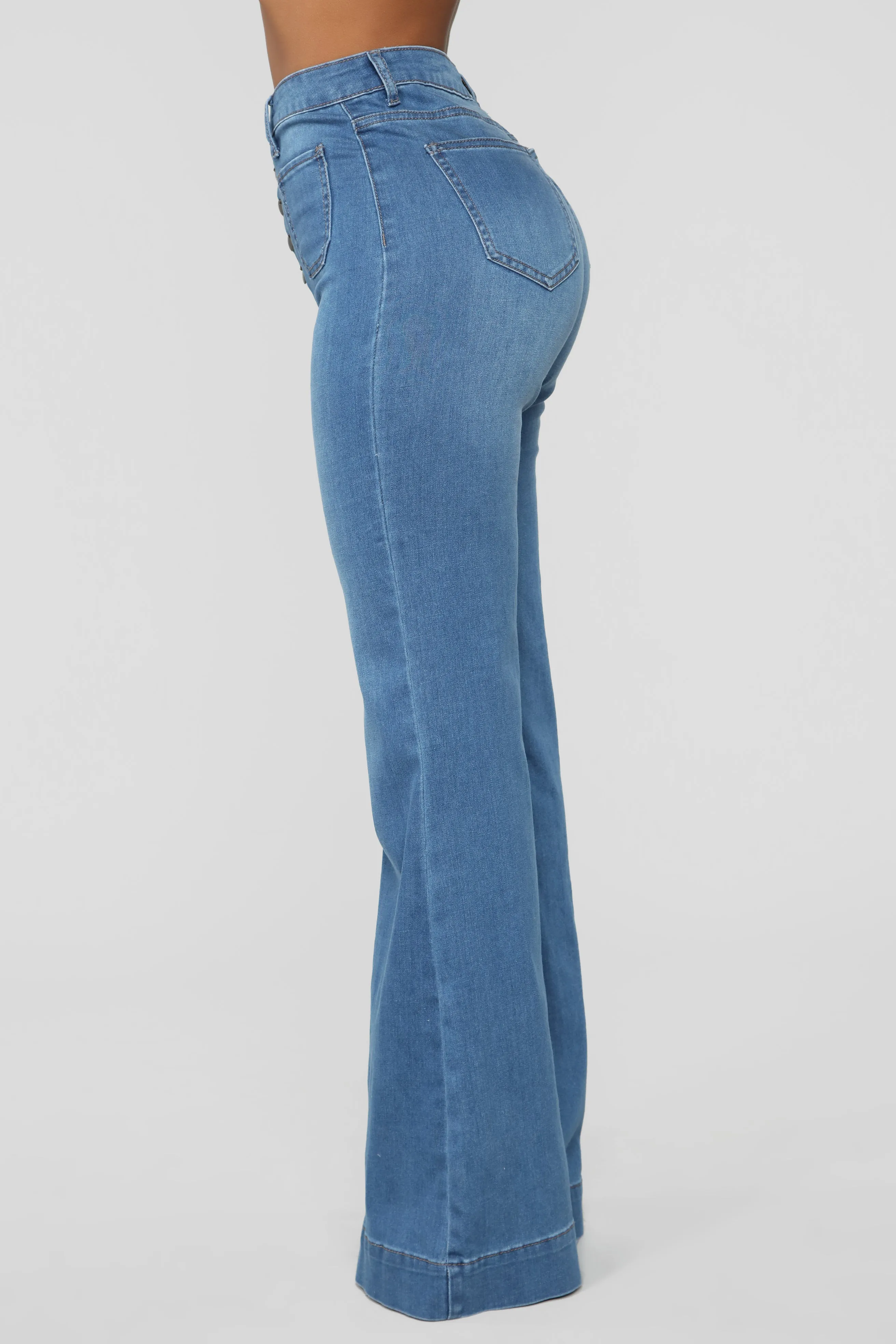 Skyscraper Denim Jeans - Medium Blue Wash