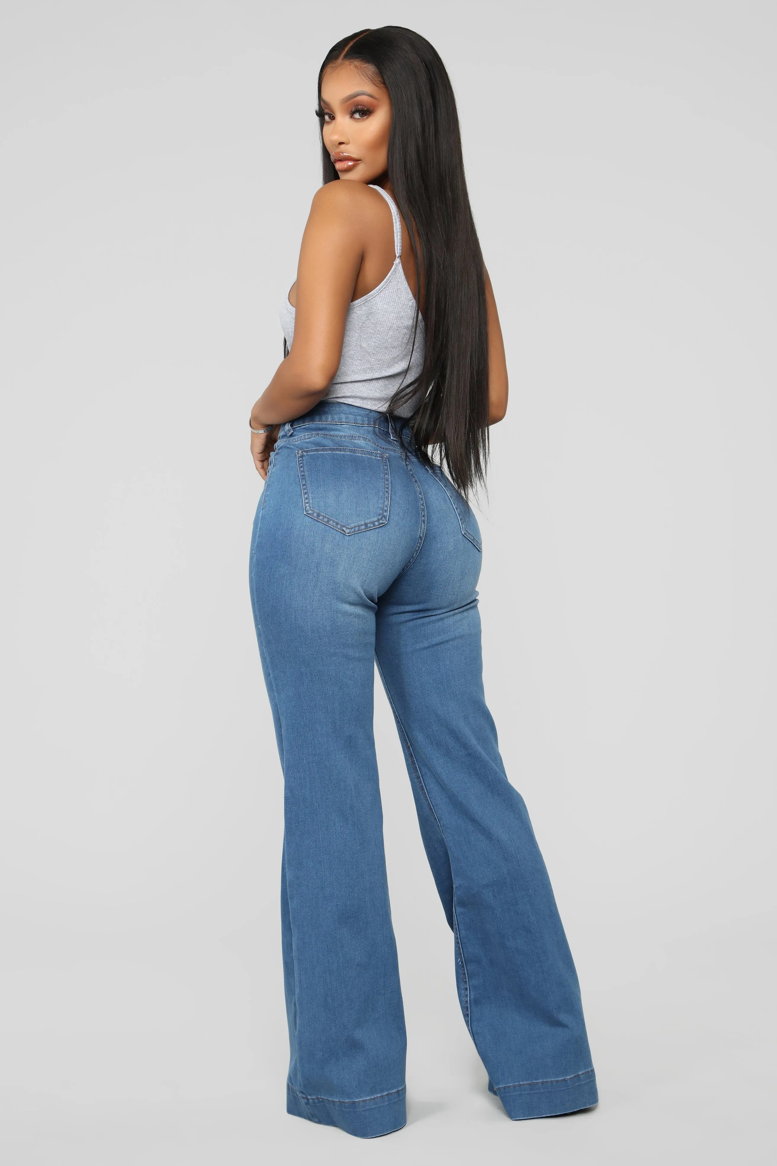 Skyscraper Denim Jeans - Medium Blue Wash