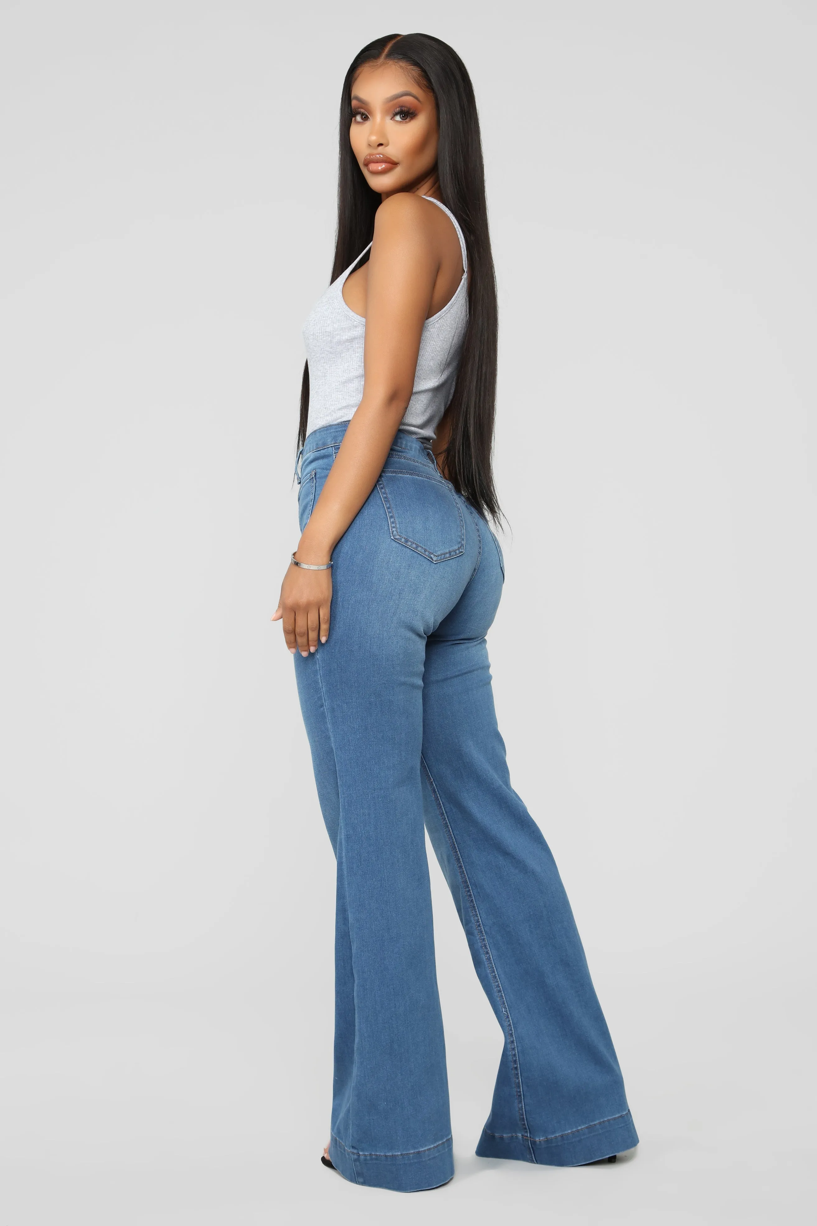 Skyscraper Denim Jeans - Medium Blue Wash