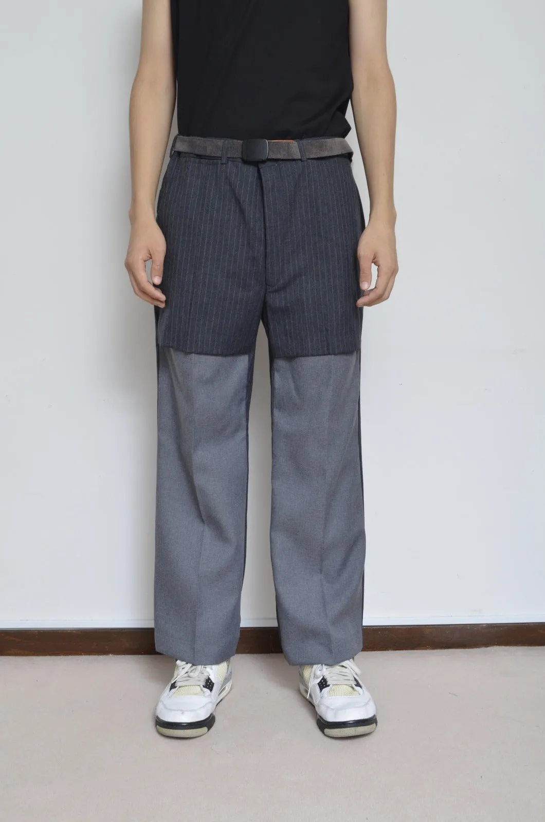 SLIT SLACKS PT GRY / 02_A