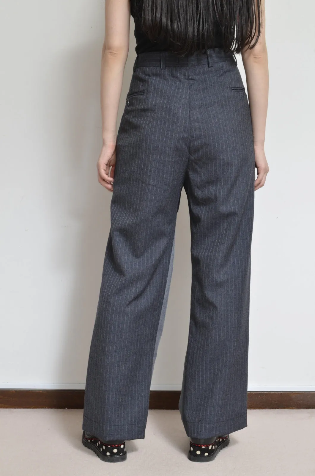 SLIT SLACKS PT GRY / 02_A