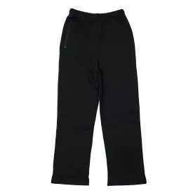 Straight Leg Track Pants - Black